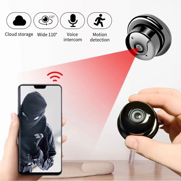 V380 Camera 1080P Wireless IP Home Security CCTV Mini HD Cam WiFi Night Vision - Picture 8 of 8